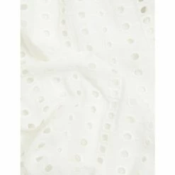 JAEGER Pure Cotton Broderie Midi Waisted Dress Women White 12 JAEGER Pure Cotton Broderie Midi Waisted Dress Women White -JAEGER Shop unnamed file 303