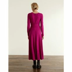 JAEGER Jersey Round Neck Maxi Skater Dress Women Berry 11 JAEGER Jersey Round Neck Maxi Skater Dress Women Berry -JAEGER Shop unnamed file 310