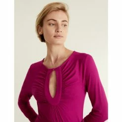 JAEGER Jersey Round Neck Maxi Skater Dress Women Berry 14 JAEGER Jersey Round Neck Maxi Skater Dress Women Berry -JAEGER Shop unnamed file 313