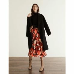 JAEGER Floral Pleated Midaxi Skirt Women Red Mix 15 JAEGER Floral Pleated Midaxi Skirt Women Red Mix -JAEGER Shop unnamed file 322