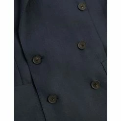 JAEGER Tailored Fit Silk And Linen Double Breasted Jacket Men Navy 21 JAEGER Tailored Fit Silk And Linen Double Breasted Jacket Men Navy -JAEGER Shop unnamed file 339