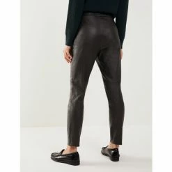 JAEGER Leather Skinny Trousers Women Brown 12 JAEGER Leather Skinny Trousers Women Brown -JAEGER Shop unnamed file 365