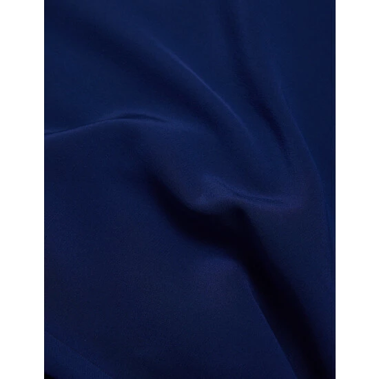 JAEGER Pure Silk Wide Leg Trousers Women Ink 5 JAEGER Pure Silk Wide Leg Trousers Women Ink - Image 5