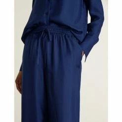 JAEGER Pure Silk Wide Leg Trousers Women Ink 15 JAEGER Pure Silk Wide Leg Trousers Women Ink -JAEGER Shop unnamed file 375