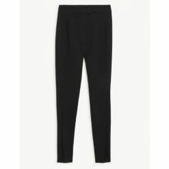 JAEGER Shop 19 JAEGER Split Hem Straight Leg Trousers Women Black