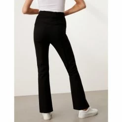 JAEGER Split Hem Straight Leg Trousers Women Black 11 JAEGER Split Hem Straight Leg Trousers Women Black -JAEGER Shop unnamed file 416