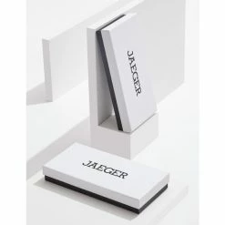 JAEGER Leather Touchscreen Gloves With Cashmere And Wool Lining Men Black -JAEGER Shop unnamed file 43