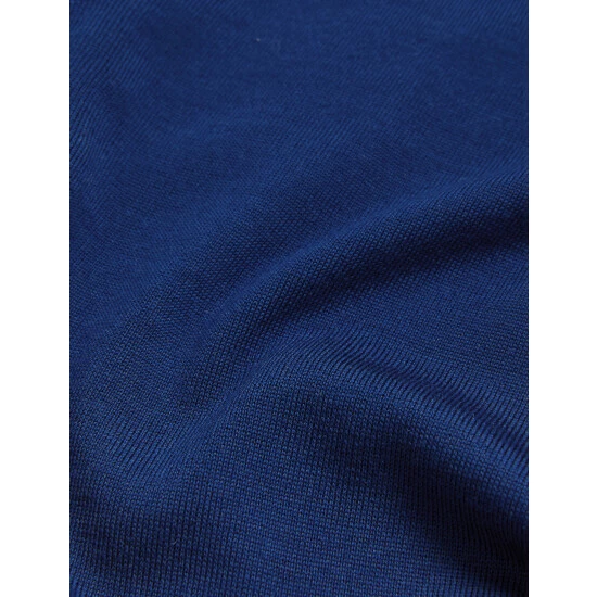 JAEGER Pure Extra Fine Merino Wool Polo Neck Jumper Men Navy 6 JAEGER Pure Extra Fine Merino Wool Polo Neck Jumper Men Navy - Image 6