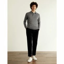 JAEGER Pure Extra Fine Merino Wool Polo Neck Jumper Men Navy 16 JAEGER Pure Extra Fine Merino Wool Polo Neck Jumper Men Navy -JAEGER Shop unnamed file 434