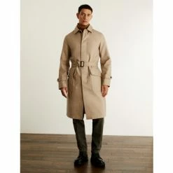 JAEGER Pure Cotton Water Repellent Trench Coat Men Beige 15 JAEGER Pure Cotton Water Repellent Trench Coat Men Beige -JAEGER Shop unnamed file 453