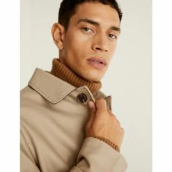 JAEGER Pure Cotton Water Repellent Trench Coat Men Beige 16 JAEGER Pure Cotton Water Repellent Trench Coat Men Beige -JAEGER Shop unnamed file 454