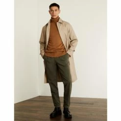 JAEGER Pure Cotton Water Repellent Trench Coat Men Beige 19 JAEGER Pure Cotton Water Repellent Trench Coat Men Beige -JAEGER Shop unnamed file 457