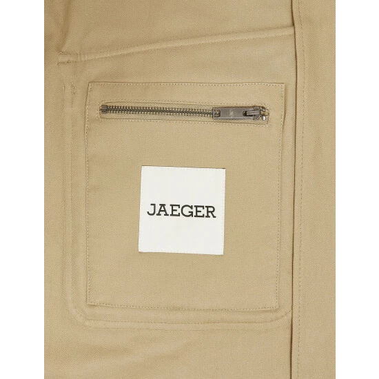 JAEGER Pure Cotton Water Repellent Trench Coat Men Beige 9 JAEGER Pure Cotton Water Repellent Trench Coat Men Beige - Image 9