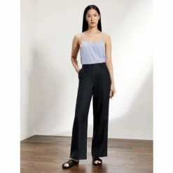 JAEGER Pure Linen Straight Leg Trousers Women Berry 11 JAEGER Pure Linen Straight Leg Trousers Women Berry -JAEGER Shop unnamed file 466