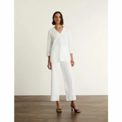 JAEGER Pure Linen Straight Leg Trousers Women Berry 16 JAEGER Pure Linen Straight Leg Trousers Women Berry -JAEGER Shop unnamed file 471
