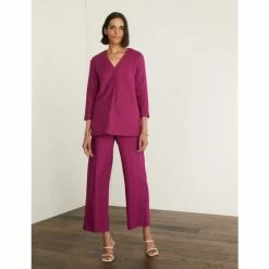 JAEGER Pure Linen Straight Leg Trousers Women Berry 17 JAEGER Pure Linen Straight Leg Trousers Women Berry -JAEGER Shop unnamed file 472