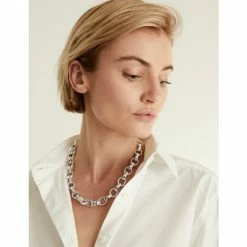 JAEGER Geometric Chain Necklace Women Silver Mix 8 JAEGER Geometric Chain Necklace Women Silver Mix -JAEGER Shop unnamed file 508