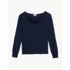 JAEGER Pure Cashmere Fitted Jumper Women Navy