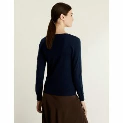 JAEGER Pure Cashmere Fitted Jumper Women Navy 13 JAEGER Pure Cashmere Fitted Jumper Women Navy -JAEGER Shop unnamed file 513