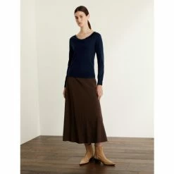 JAEGER Pure Cashmere Fitted Jumper Women Navy 16 JAEGER Pure Cashmere Fitted Jumper Women Navy -JAEGER Shop unnamed file 516