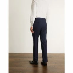 JAEGER Tailored Fit Pure Wool Tuxedo Trousers Men Navy 13 JAEGER Tailored Fit Pure Wool Tuxedo Trousers Men Navy -JAEGER Shop unnamed file 541