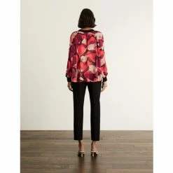 JAEGER Floral Long Sleeve Top Women Red Mix 13 JAEGER Floral Long Sleeve Top Women Red Mix -JAEGER Shop unnamed file 580