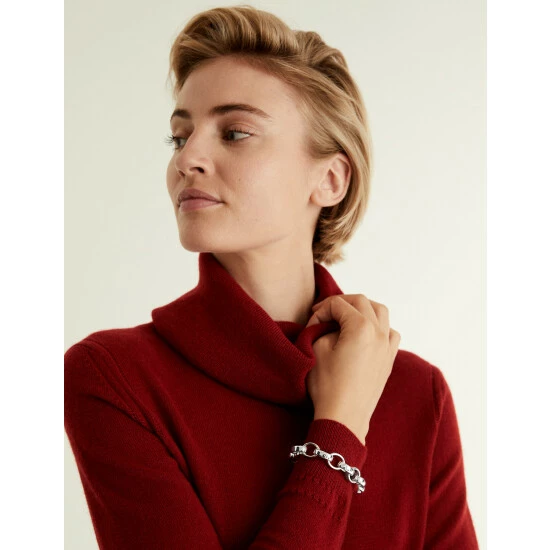 JAEGER Geometric Chain Bracelet Women Gold 3 JAEGER Geometric Chain Bracelet Women Gold - Image 3