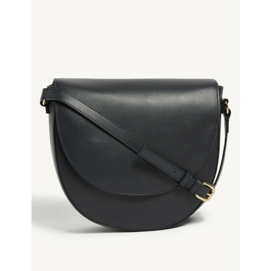 JAEGER Leather Cross Body Bag Women Tan 2 JAEGER Leather Cross Body Bag Women Tan - Image 2