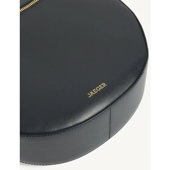 JAEGER Leather Cross Body Bag Women Tan 6 JAEGER Leather Cross Body Bag Women Tan - Image 6