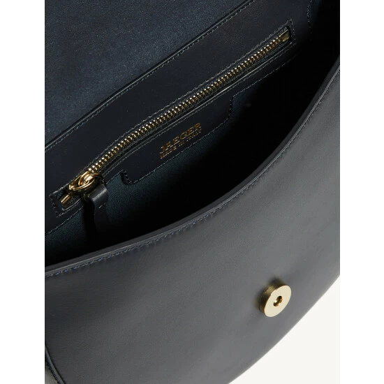 JAEGER Leather Cross Body Bag Women Tan 7 JAEGER Leather Cross Body Bag Women Tan - Image 7