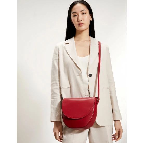 JAEGER Leather Cross Body Bag Women Tan 11 JAEGER Leather Cross Body Bag Women Tan - Image 11