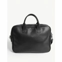JAEGER Premium Leather Pebble Grain Laptop Bag Men Black -JAEGER Shop unnamed file 629