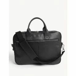 JAEGER Premium Leather Pebble Grain Laptop Bag Men Black -JAEGER Shop unnamed file 631