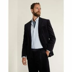 JAEGER Tailored Fit Italian Corduroy Jacket Men Chestnut -JAEGER Shop unnamed file 656