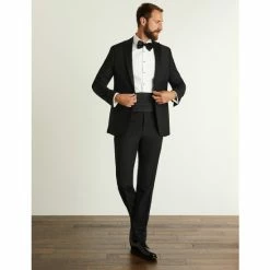 JAEGER Slim Fit Wool Tuxedo Jacket Men Black 27 JAEGER Slim Fit Wool Tuxedo Jacket Men Black -JAEGER Shop unnamed file 671
