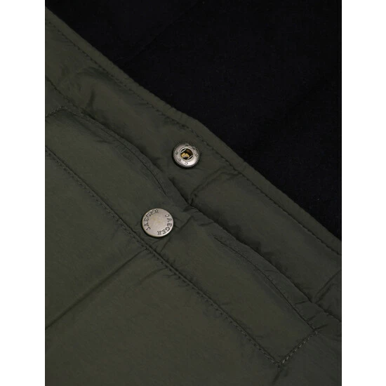 JAEGER Wool Blend Padded Gilet With Recycled Feather And Down Men Navy 5 JAEGER Wool Blend Padded Gilet With Recycled Feather And Down Men Navy - Image 5