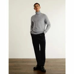 JAEGER Wool With Cashmere Roll Neck Jumper Men Toffee -JAEGER Shop unnamed file 691