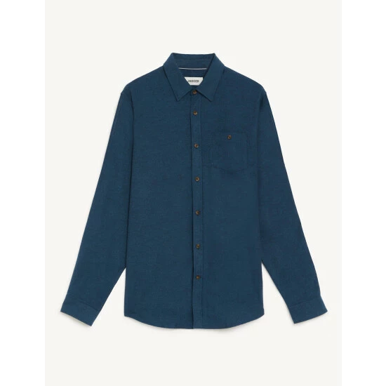 JAEGER Cotton With Wool Flannel Shirt Men Khaki 1 JAEGER Cotton With Wool Flannel Shirt Men Khaki