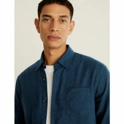 JAEGER Cotton With Wool Flannel Shirt Men Khaki 11 JAEGER Cotton With Wool Flannel Shirt Men Khaki -JAEGER Shop unnamed file 695