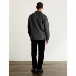 JAEGER Italian Wool Blend Overshirt Men Navy -JAEGER Shop unnamed file 720