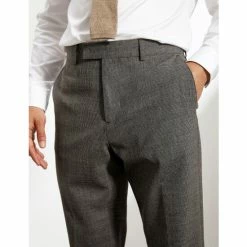 JAEGER Tailored Fit Bi-Stretch Puppytooth Trousers Men Dark Grey Mix 17 JAEGER Tailored Fit Bi-Stretch Puppytooth Trousers Men Dark Grey Mix -JAEGER Shop unnamed file 730