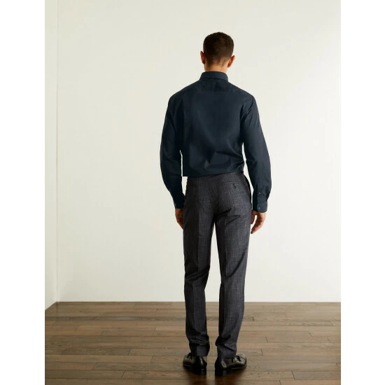 JAEGER Pure Cotton Poplin Shirt Men Light Blue 5 JAEGER Pure Cotton Poplin Shirt Men Light Blue - Image 5