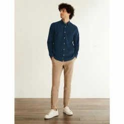 JAEGER Pure Cotton Corduroy Shirt Men Blue 15 JAEGER Pure Cotton Corduroy Shirt Men Blue -JAEGER Shop unnamed file 751