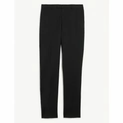 JAEGER Slim Fit Pure Wool Twill Trousers Men Black