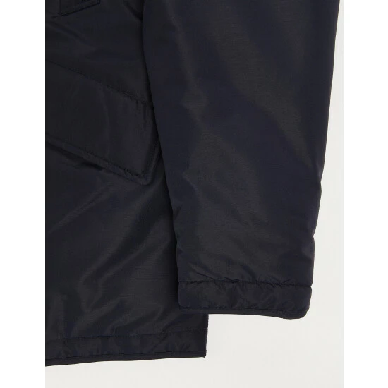 JAEGER Recycled Feather And Down Parka Jacket Men Navy 10 JAEGER Recycled Feather And Down Parka Jacket Men Navy - Image 10