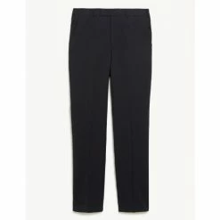 JAEGER Tailored Fit Super 100s Pure Wool Trousers Men Medium Navy