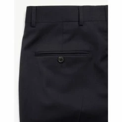 JAEGER Tailored Fit Super 100s Pure Wool Trousers Men Medium Navy 21 JAEGER Tailored Fit Super 100s Pure Wool Trousers Men Medium Navy -JAEGER Shop unnamed file 787