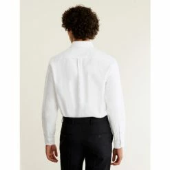 JAEGER Regular Fit Pure Cotton Oxford Shirt Men White -JAEGER Shop unnamed file 794