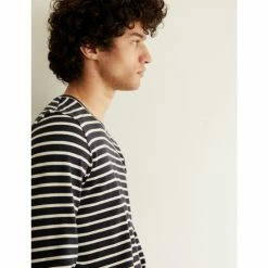 JAEGER Pure Cotton Breton Striped Long Sleeve Top Men Rust 11 JAEGER Pure Cotton Breton Striped Long Sleeve Top Men Rust -JAEGER Shop unnamed file 801