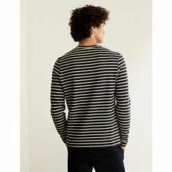 JAEGER Pure Cotton Breton Striped Long Sleeve Top Men Rust 12 JAEGER Pure Cotton Breton Striped Long Sleeve Top Men Rust -JAEGER Shop unnamed file 802